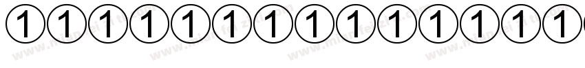 ope Sequence Number字体转换